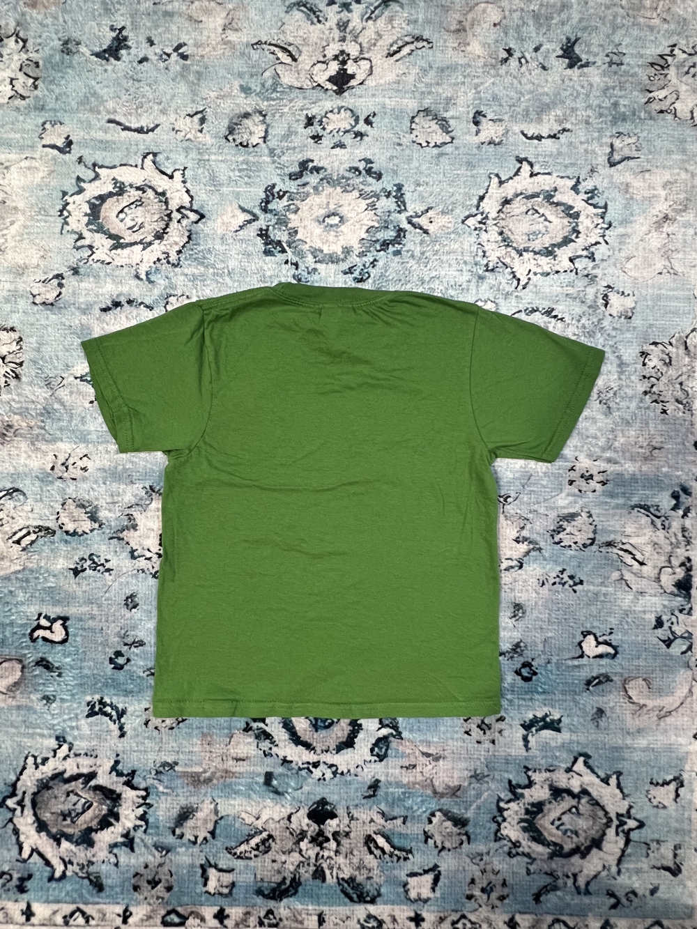 Kids Green Smiley Face Graphic Tee - Picture 3 of 3